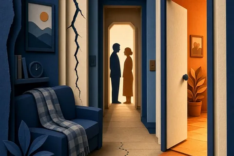 Illustration for How to Reconnect with Your Spouse and Feel Close Again