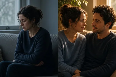 Illustration for Emotional Detachment in Your Relationship: How to Reconnect