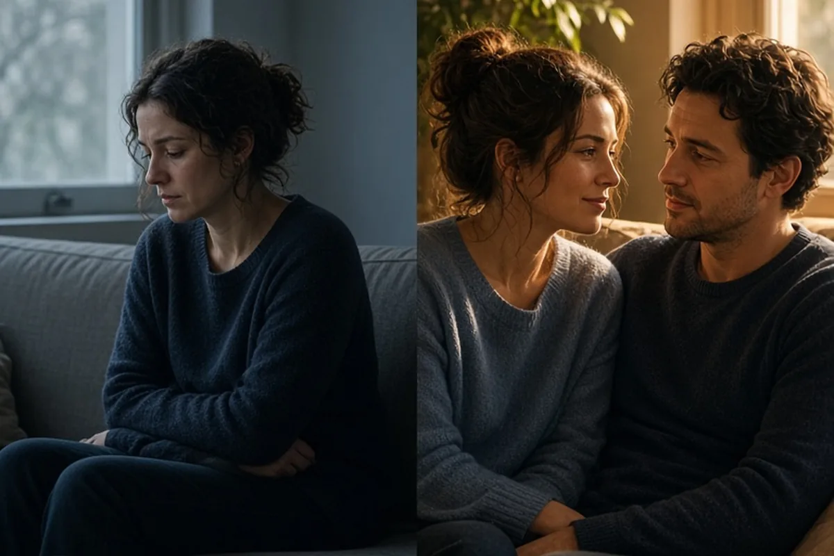 Illustration for Emotional Detachment in Your Relationship: How to Reconnect