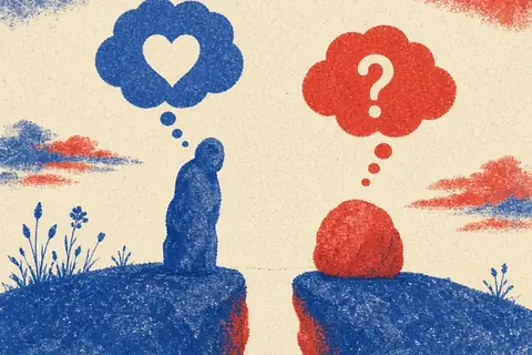 Illustration for Saying "I Love You" First: What It Actually Takes