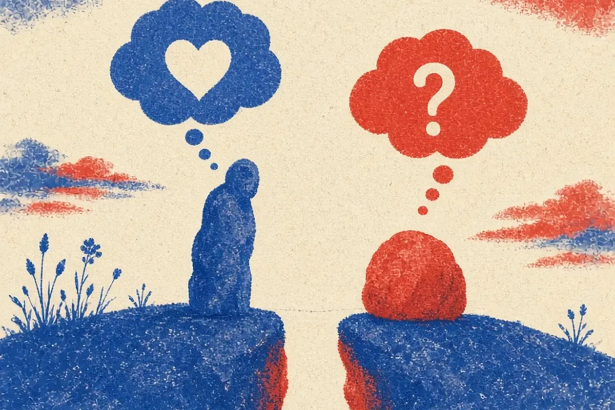 Illustration for Saying "I Love You" First: What It Actually Takes
