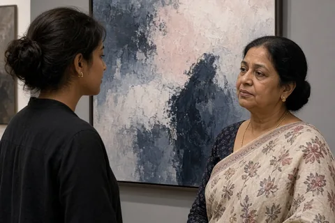 Illustration for Understanding Your Indian Mother-in-Law with Ease and Humor