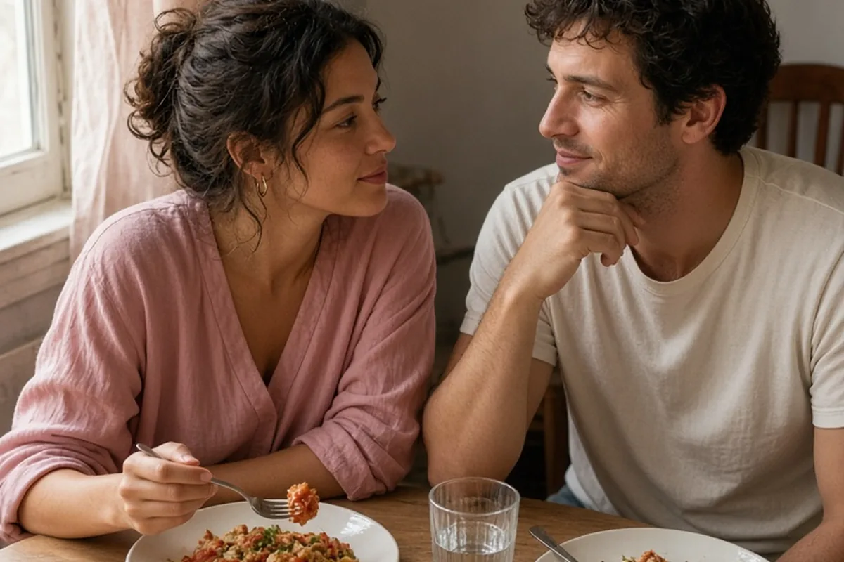 Illustration for What Eating Habits Reveal About Love Style and Connection