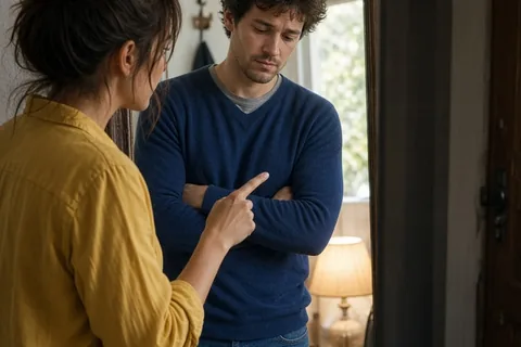 Illustration for She Thinks She is Being Helpful But Her Boyfriend Finds It Annoying