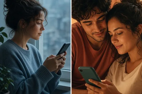 Illustration for Long-Distance Relationship Apps to Stay Close Across Miles