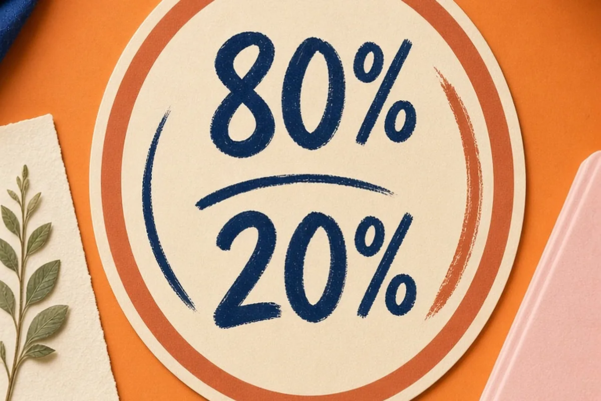 Illustration for The 80/20 Rule in Relationships and Why It Matters