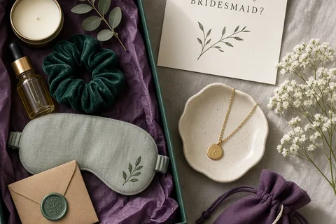 Illustration for Bridesmaid Proposal Gifts: Thoughtful Ways to Ask