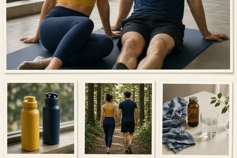 Illustration for Couples Who Workout Together: Boosting Mutual Intimacy