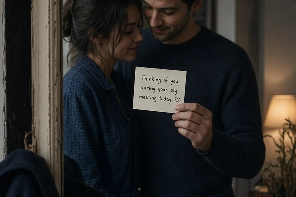 Illustration for Cute Notes for Him That Strengthen Daily Affection
