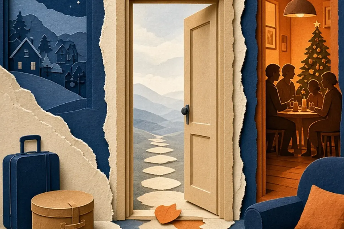 Illustration for Should You Spend the Holidays Together as a Couple