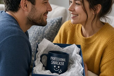 Illustration for Funny Gifts for Boyfriend: Clever Ideas That Land Well