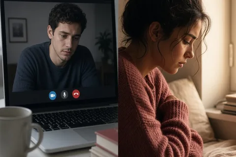 Illustration for How to Break Up Long Distance with Clarity and Respect