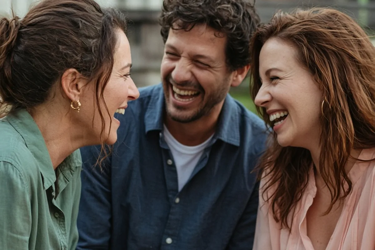 Illustration for Friends Laughing Together to Strengthen Your Marriage