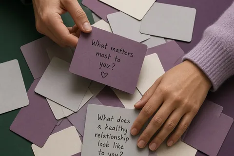 Illustration for Finding the Right Person for a Healthy Relationship