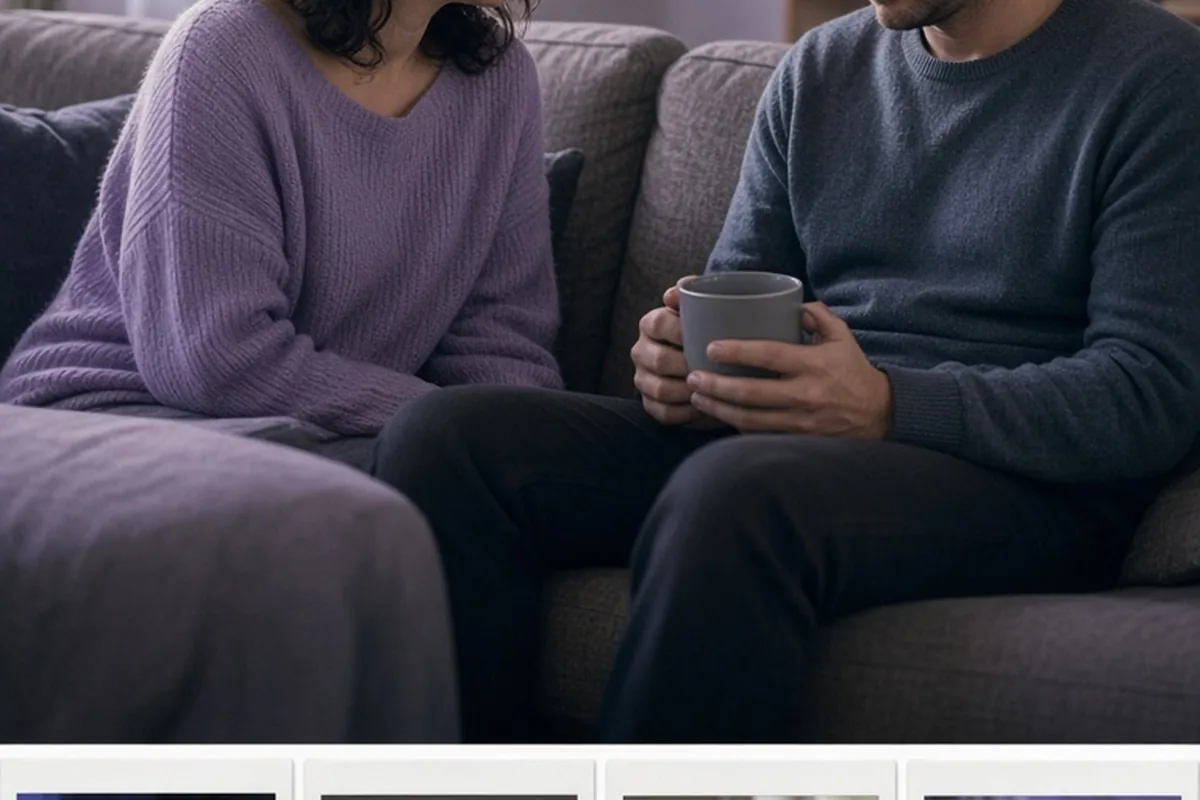 Illustration for Emotionally Distant Spouse: Rebuilding Connection