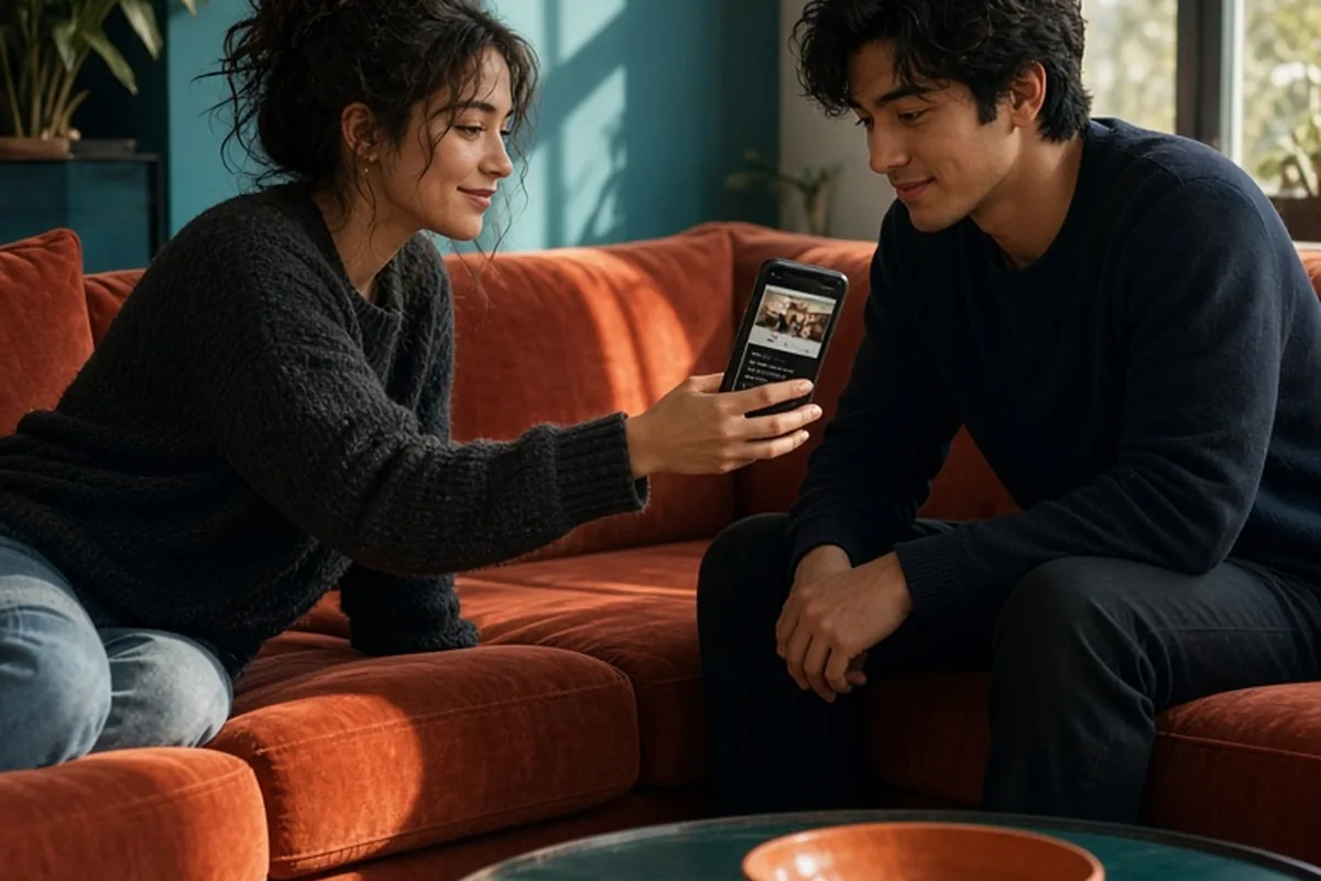 Illustration for Gen Z Meme Flirting: Share Humor and Build Real Connection