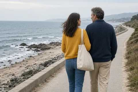 Illustration for Red Flags When Dating an Older Man to Keep Equal Footing