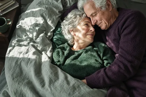 Illustration for Old Couple Relationship Goals for Lifelong Closeness