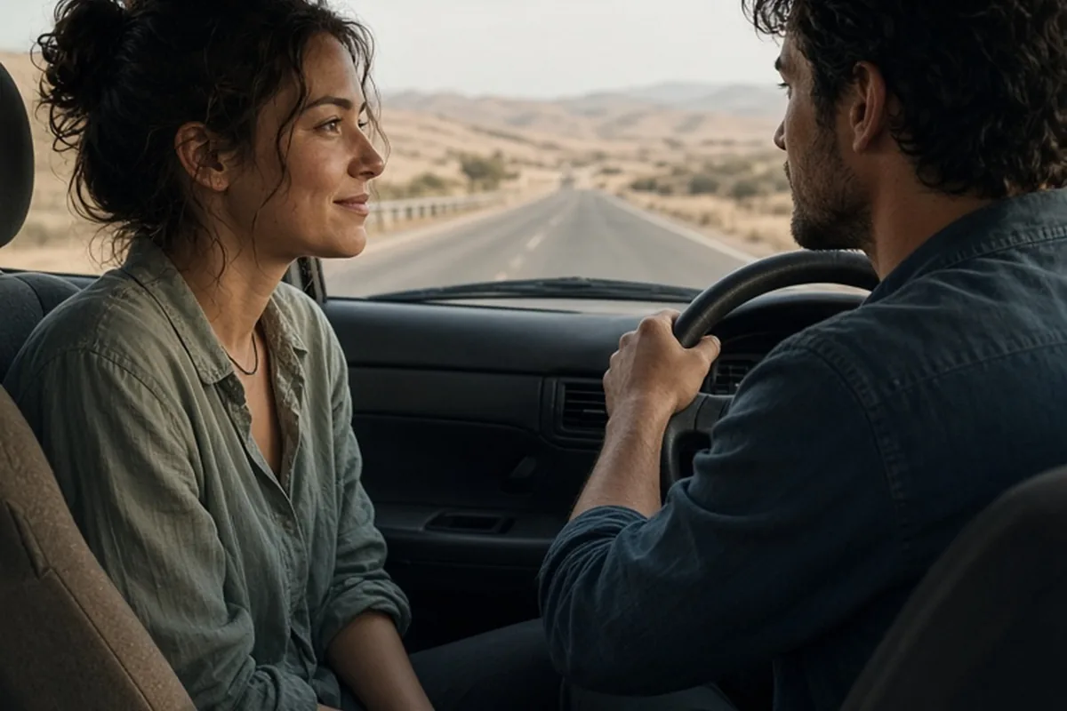 Illustration for Road Trip Questions for Couples to Deepen Connection