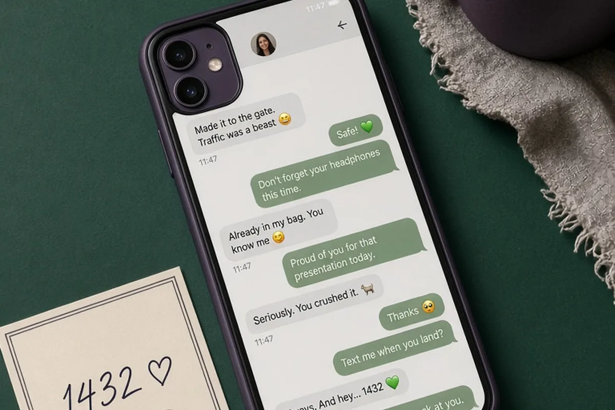 Illustration for Secret Ways to Say I Love You in Texts to Build Warmth