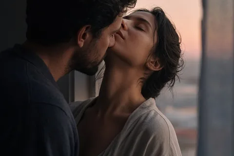 Illustration for Neck Kissing Ways to Deepen Physical Connection