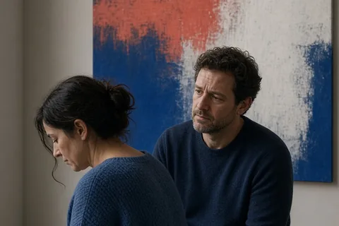Illustration for How to help depressed wife?