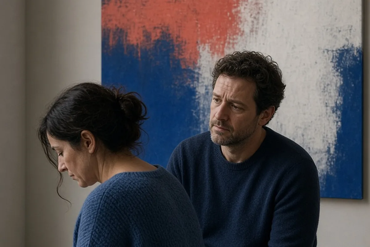 Illustration for How to help depressed wife?
