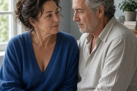 Illustration for Intimacy in Couples Slow Down as Age Catches