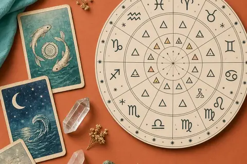 Illustration for Zodiac Circle Guide: How to Read Signs and Houses