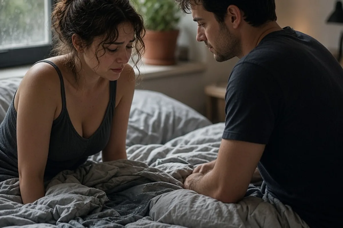 Illustration for Girlfriend Wets the Bed: How to Respond with Care
