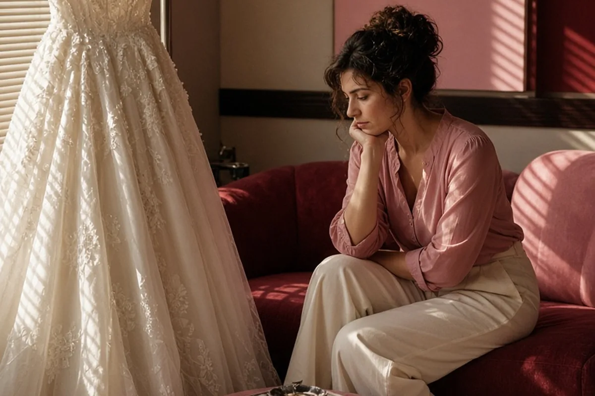 Illustration for Average cost of wedding dress