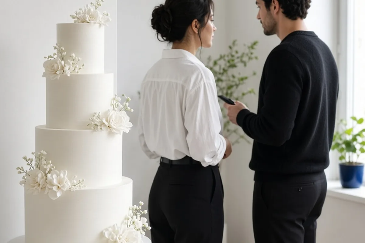 Illustration for Wedding Cake Cost in 2026: Pricing Guide & Budget Tips