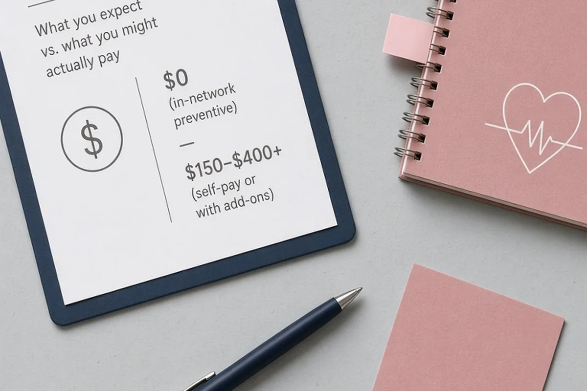 Illustration for Annual Physical Cost: Pricing Guide and Coverage Rules