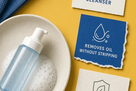 Illustration for Best Cleansers for Oily Skin: How to Choose What Works