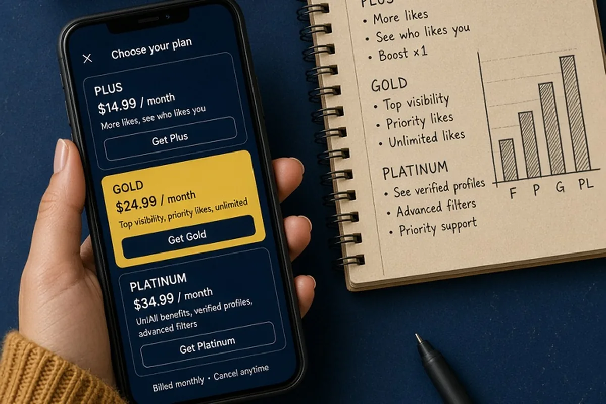 Illustration for Dating App Prices Compared: Subscription Tiers and Real Costs