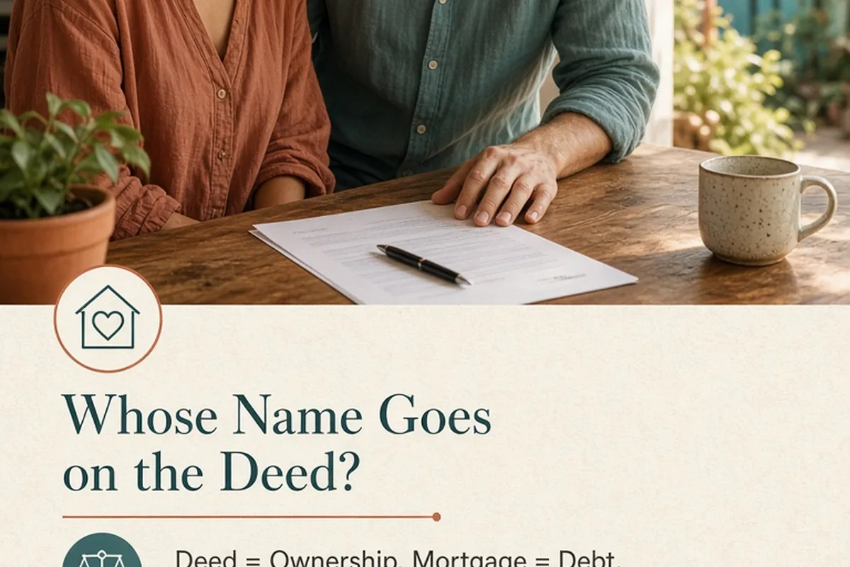 Illustration for Whose Name Goes on the Deed: How to Protect Your Equity
