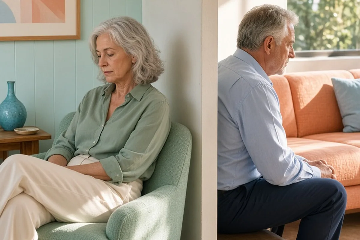 Illustration for Silver Splitter Trend: Navigating Divorce Later in Life