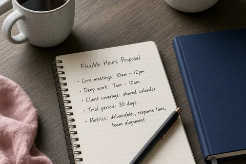 Illustration for Asking for Flexible Hours to Protect Your Work-Life Balance