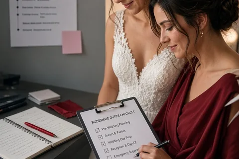 Illustration for Bridesmaid Duties Checklist for a Stress-Free Wedding