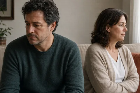 Illustration for Supporting Your Husband Through a Midlife Crisis with Care