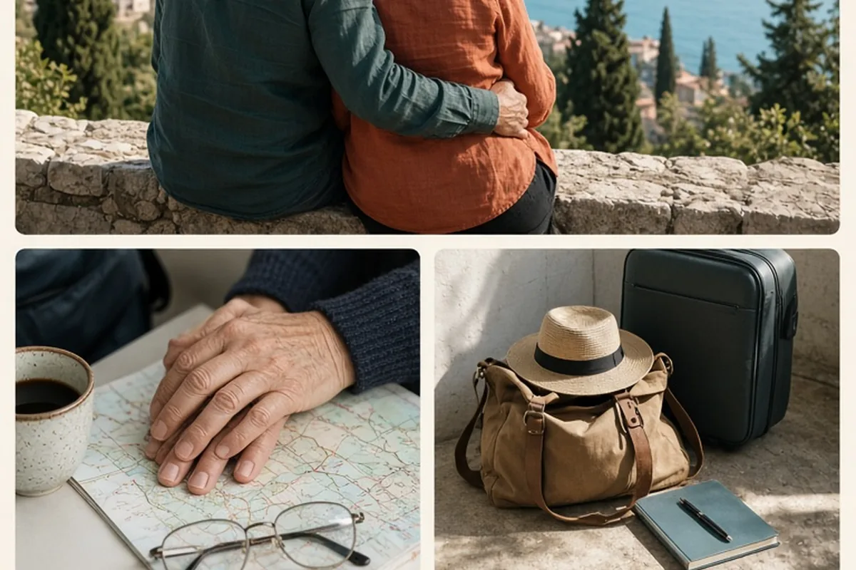 Illustration for Travel for Older Couples: Better Trips Without the Stress