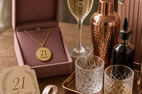 Illustration for 21st Birthday Gift Ideas for Sister to Celebrate Her Milestone