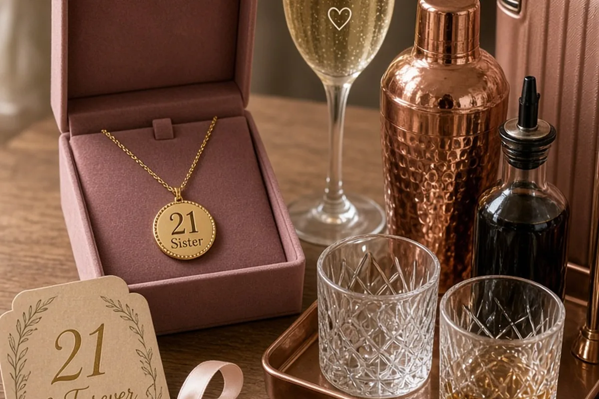 Illustration for 21st Birthday Gift Ideas for Sister to Celebrate Her Milestone