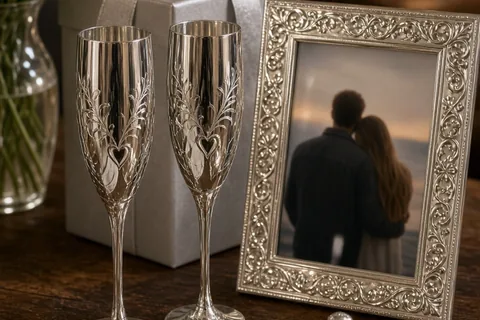 Illustration for 25th Anniversary Gift Ideas for Couples to Celebrate Together