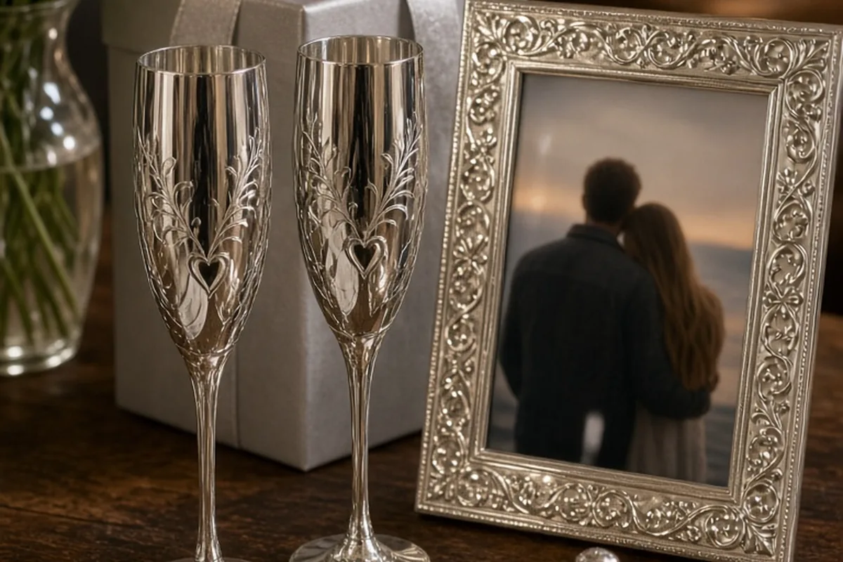 Illustration for 25th Anniversary Gift Ideas for Couples to Celebrate Together