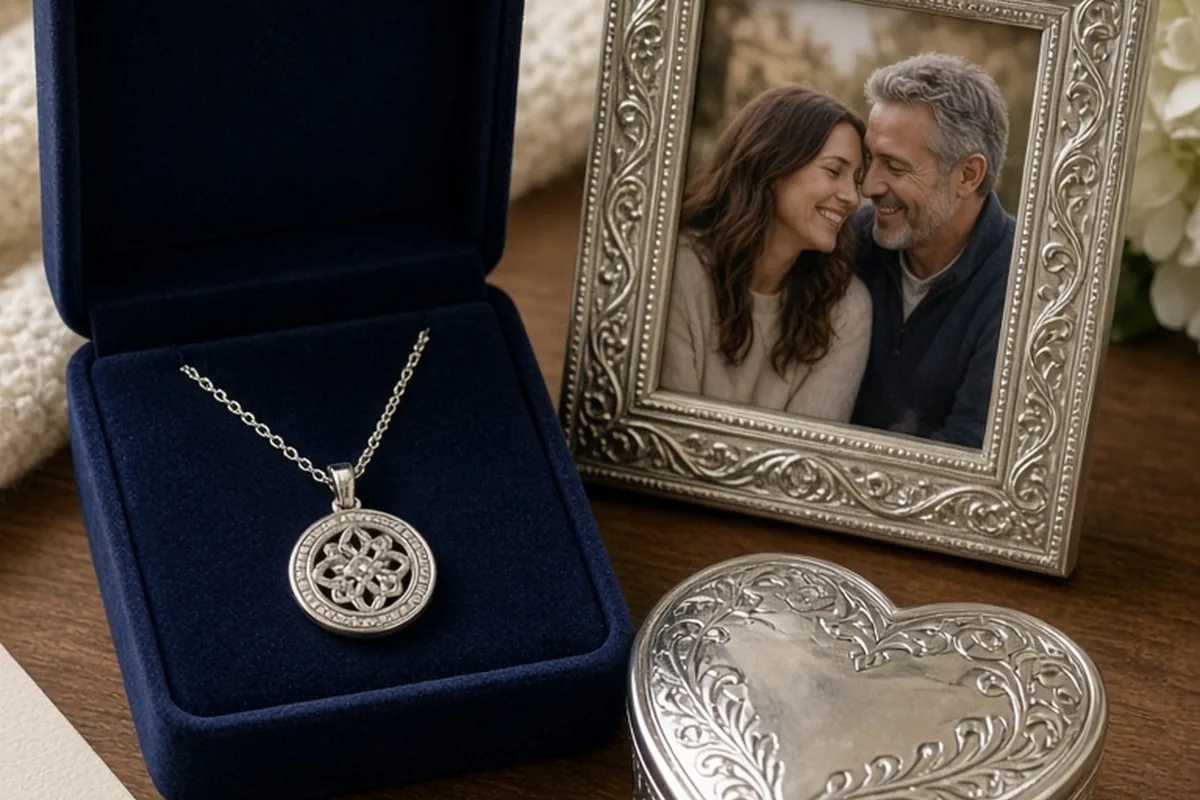 Illustration for 25th Anniversary Gifts for Her to Cherish Together
