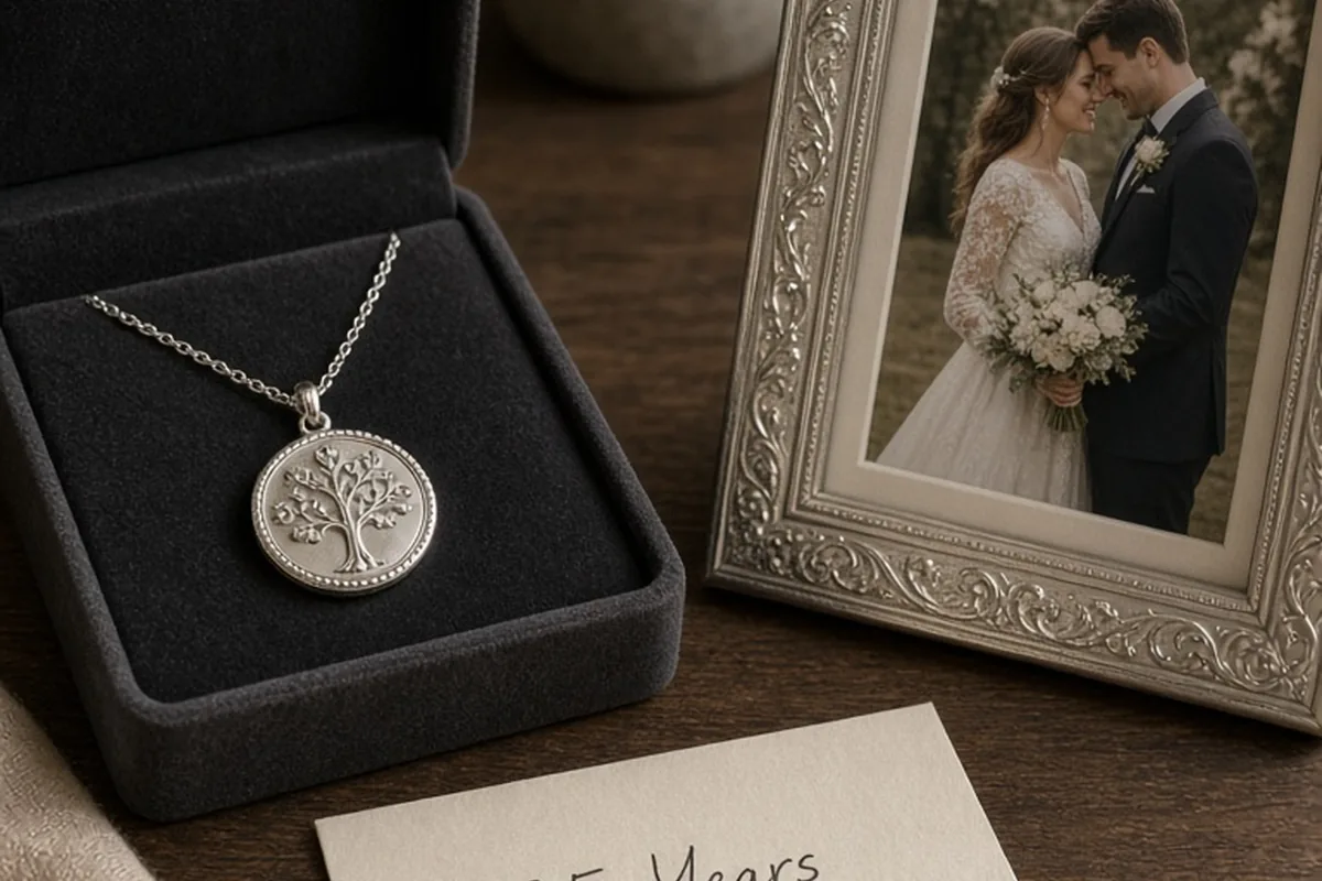 Illustration for 25th Anniversary Gifts for Your Wife with Meaning