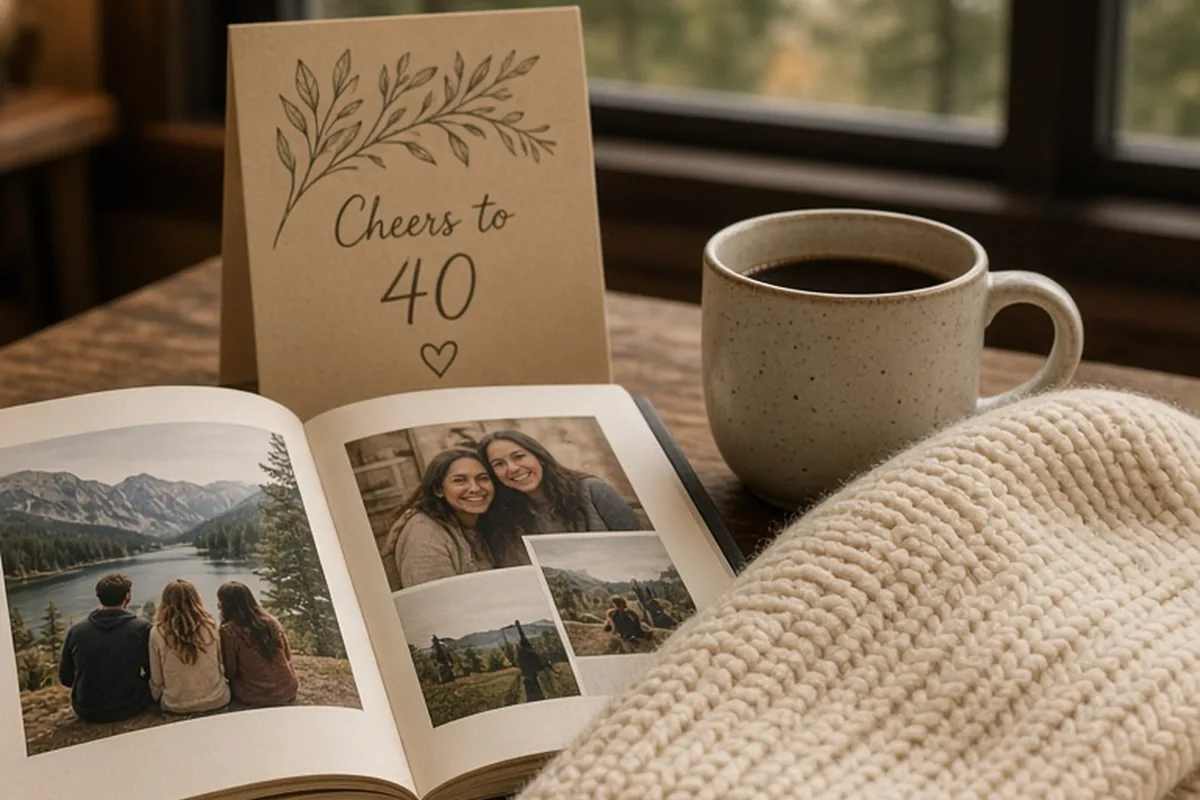 Illustration for 40th Birthday Gifts for a Best Friend to Celebrate Well