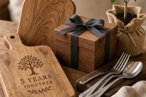 Illustration for Fifth Anniversary Gifts for Couples with Lasting Value