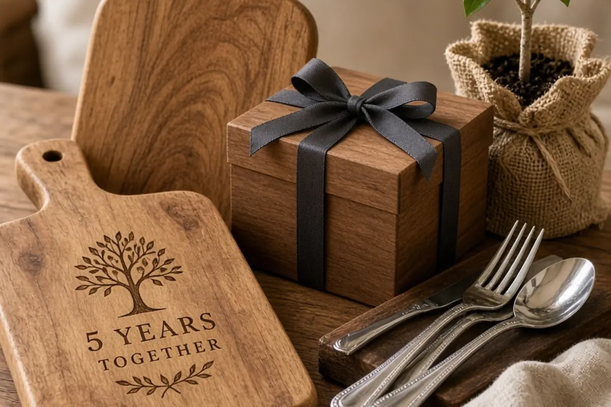 Illustration for Fifth Anniversary Gifts for Couples with Lasting Value
